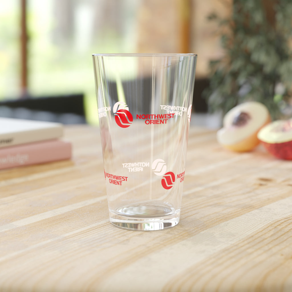 Northwest Orient Airlines 16oz Pint Glass
