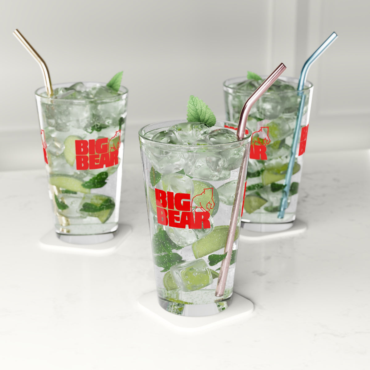 Big Bear Stores 16oz Pint Glass