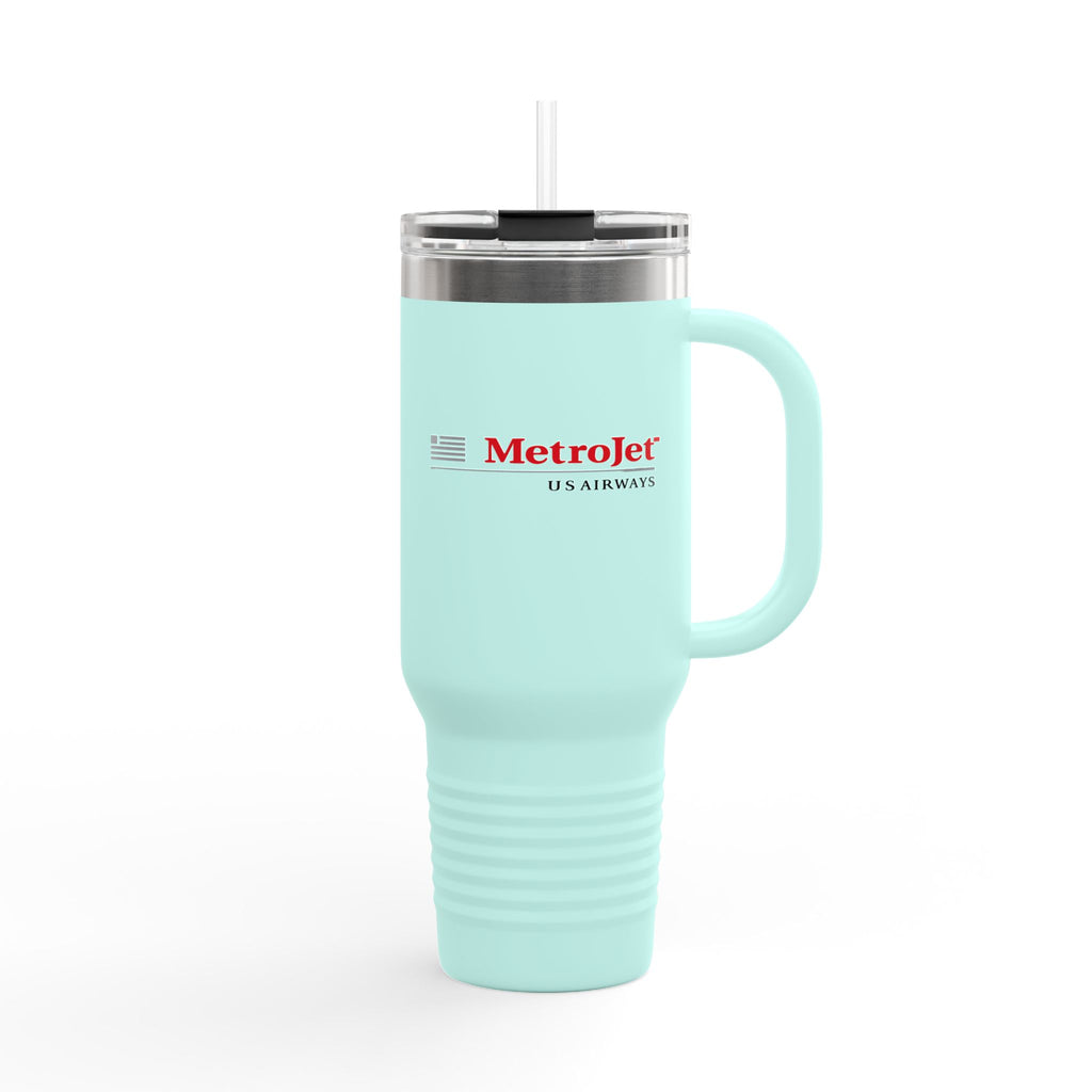 MetroJet 40oz Insulated Travel Mug Stainless Tumbler