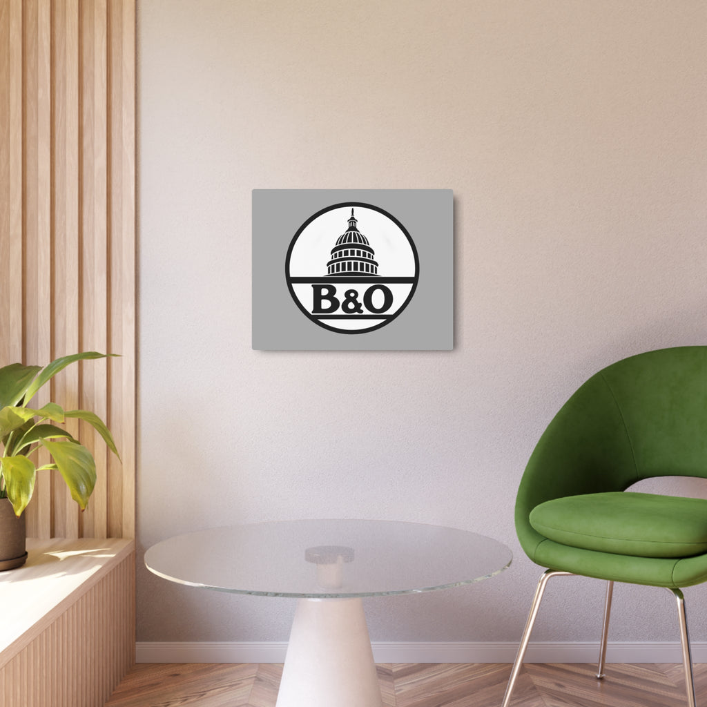 Baltimore and Ohio Railroad Metal Sign