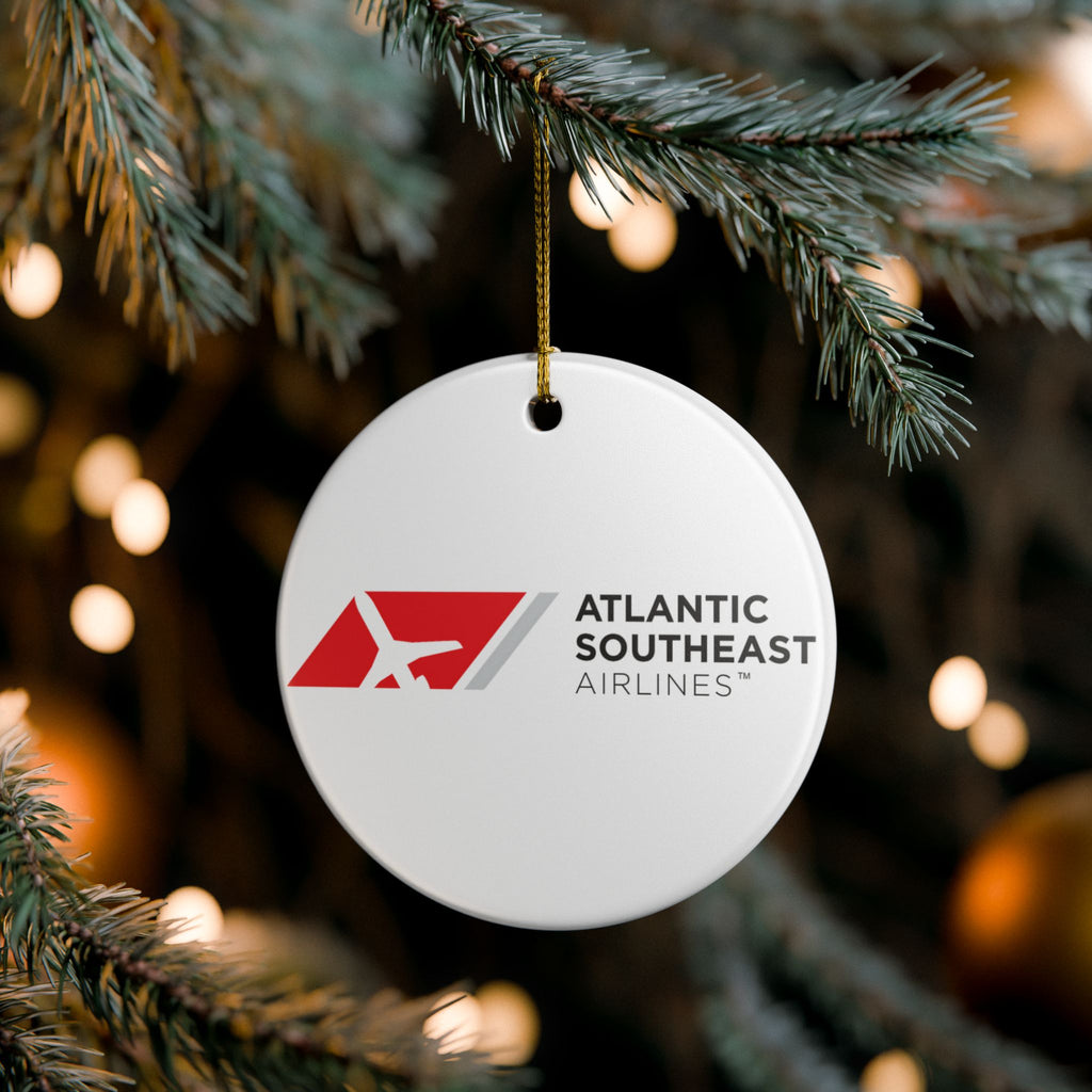 Atlantic Southeast Airlines Ceramic Ornament