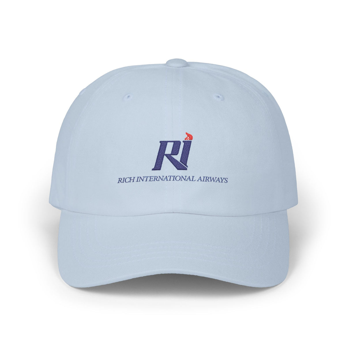 Rich International Airways Embroidered Dad Cap Hat
