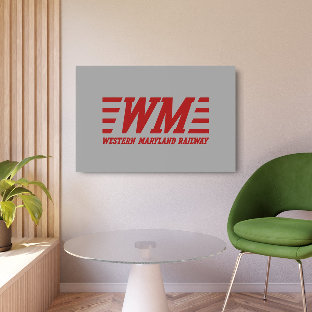 Western Maryland Railway Metal Sign