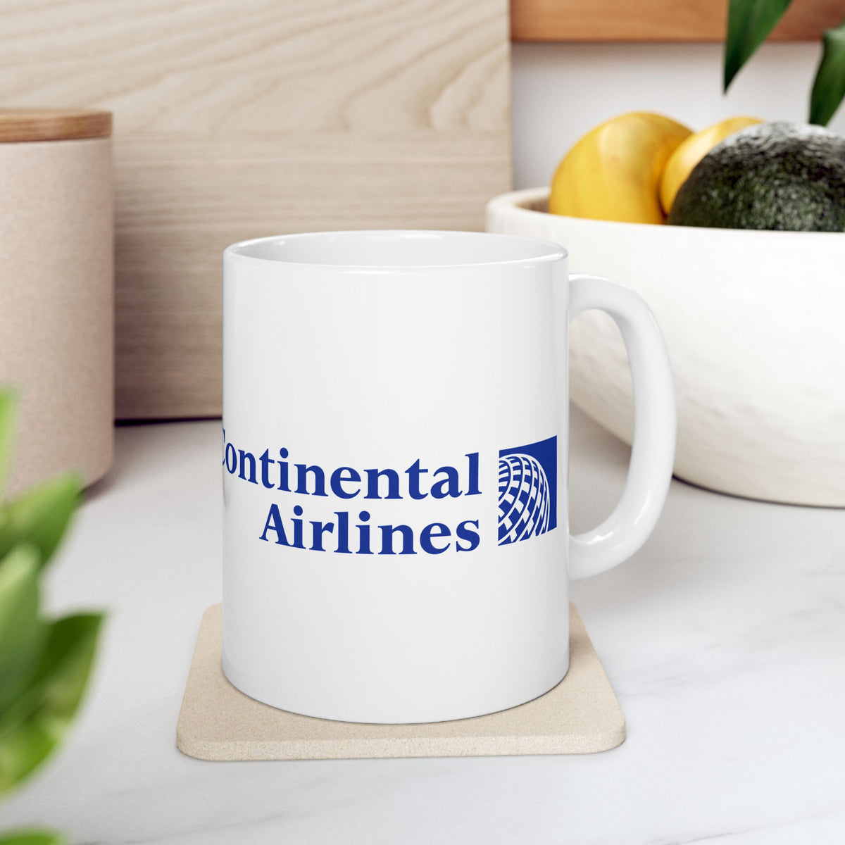 Continental Airlines Ceramic Coffee Mug