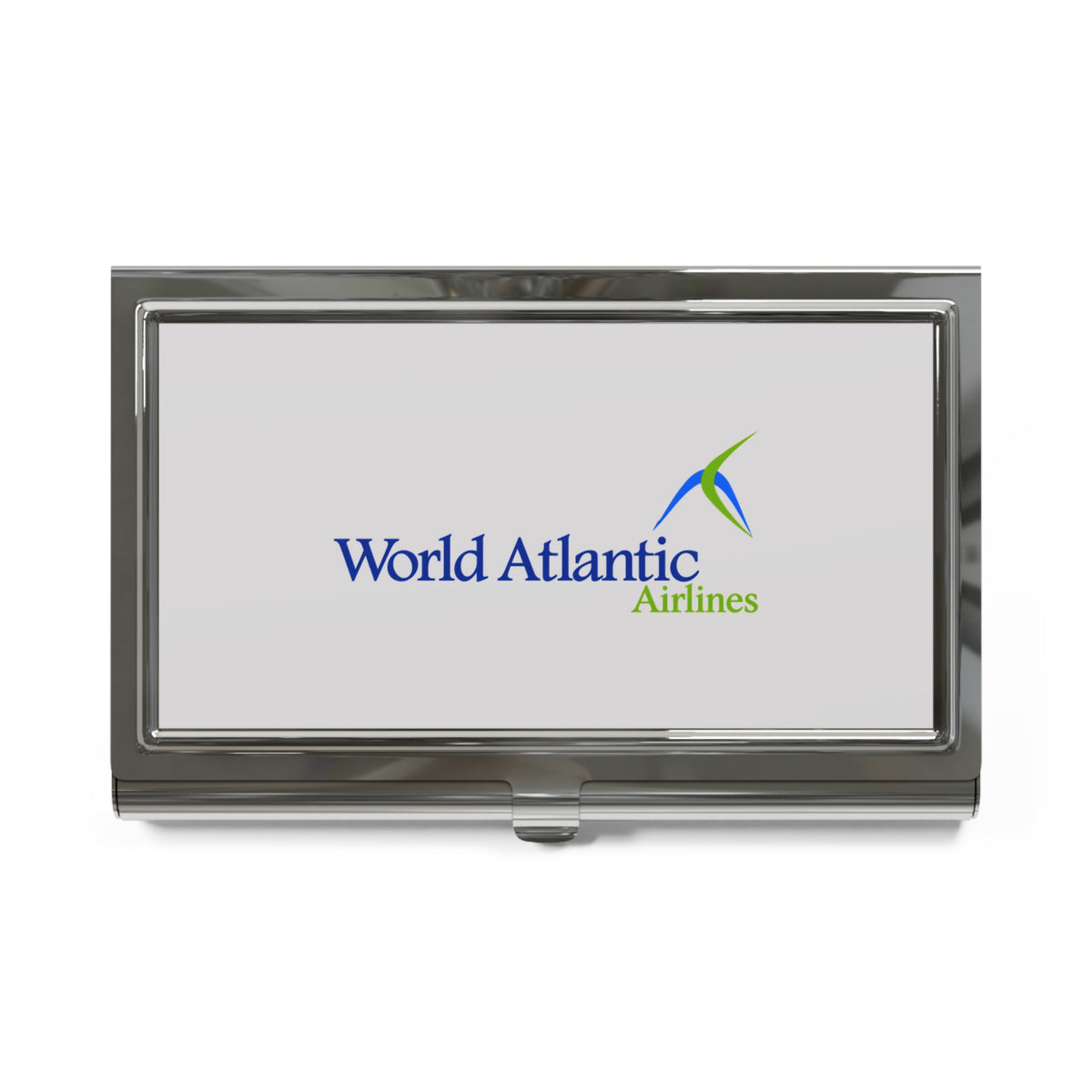 World Atlantic Airlines Metal Business Card Holder