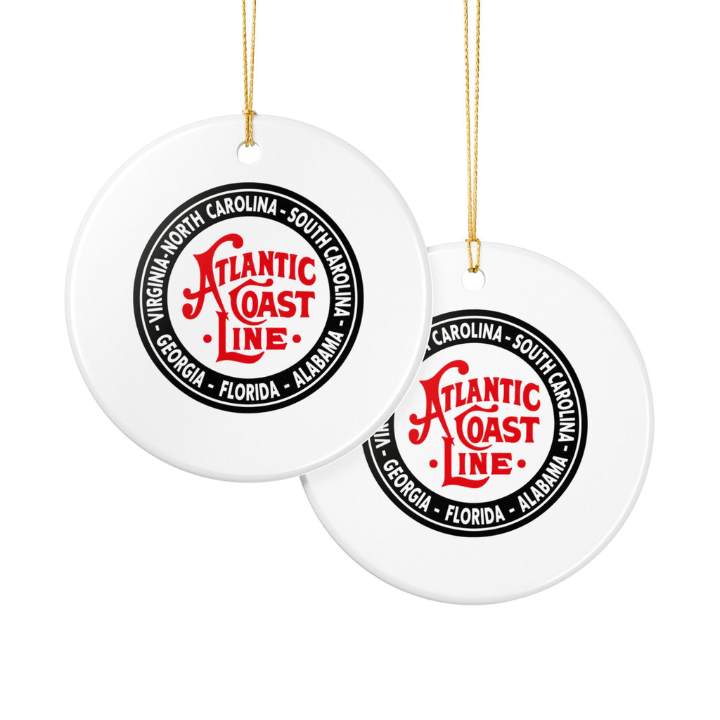 Atlantic Coast Line Railroad Ceramic Ornament