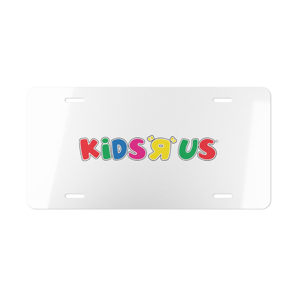 Kids R Us Vanity License Plate