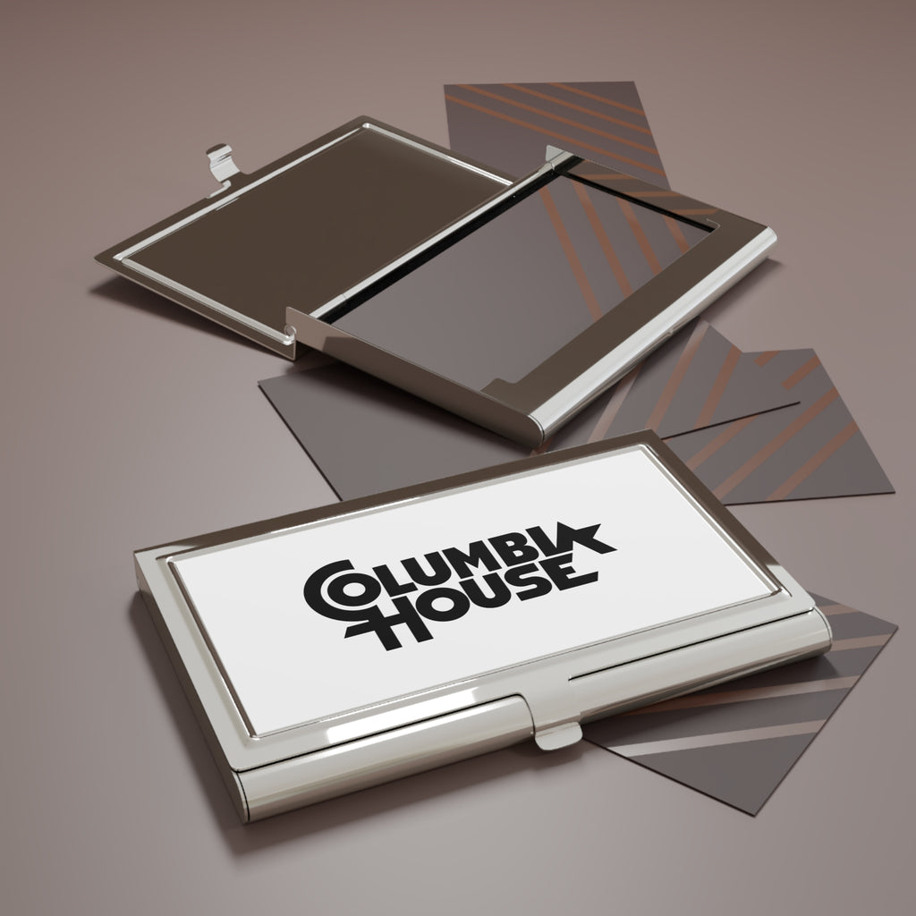 Columbia House Metal Business Card Holder