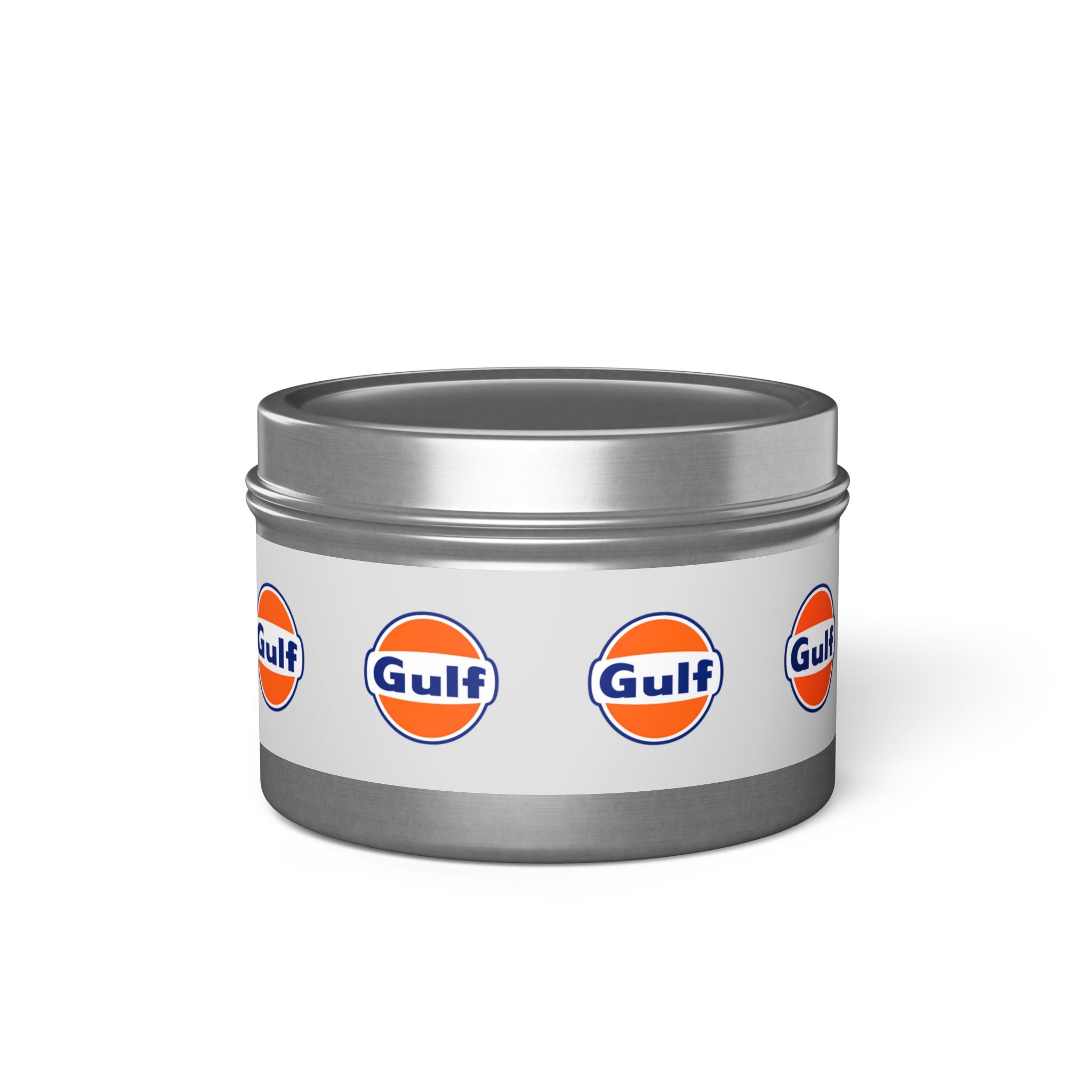 Gulf Oil Tin Candle