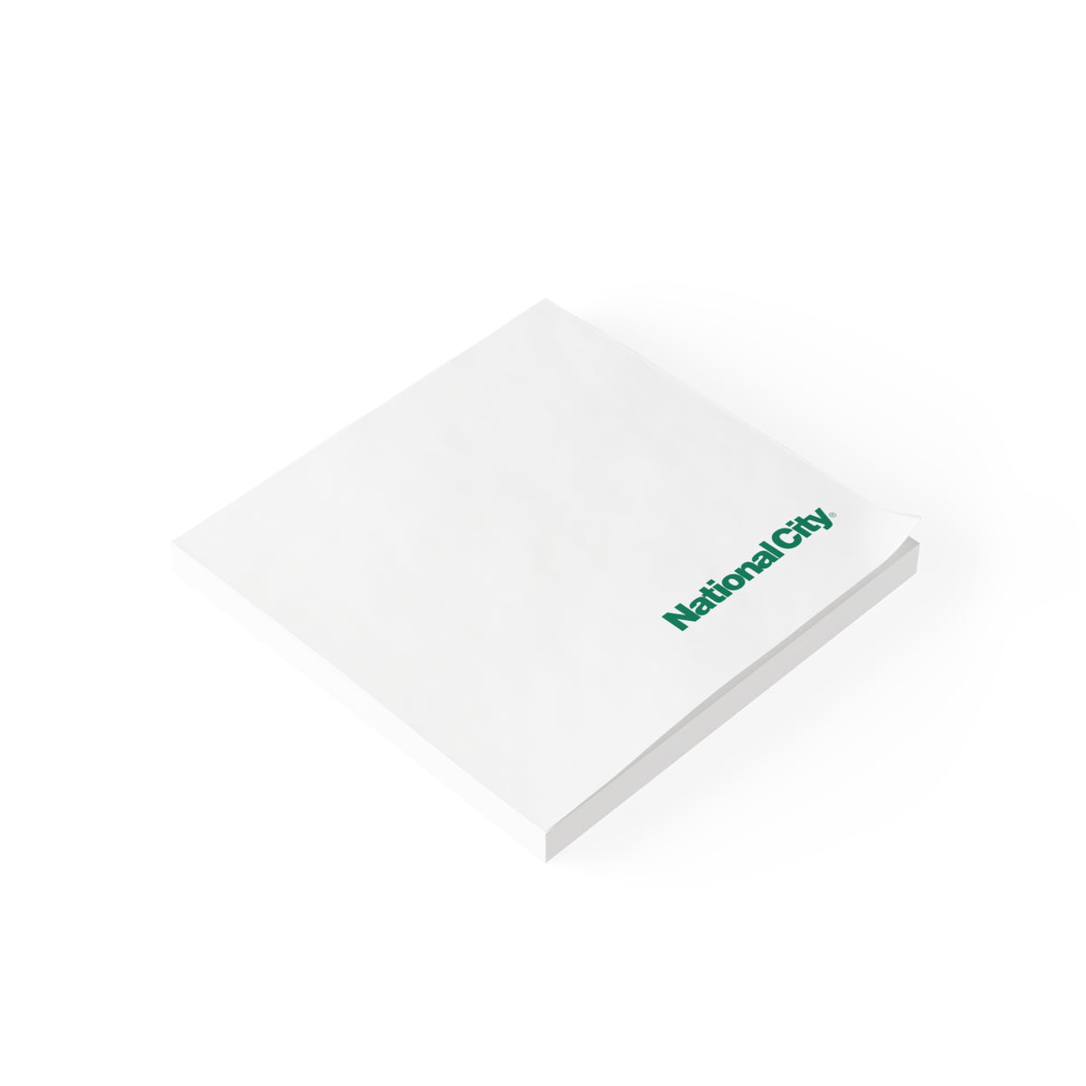 National City Bank Sticky Post-it Note Pad
