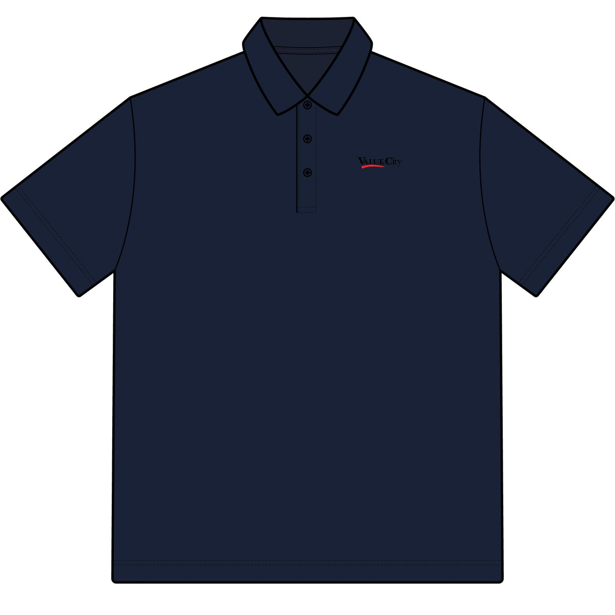 Value City Department Stores Cotton Polo Shirt