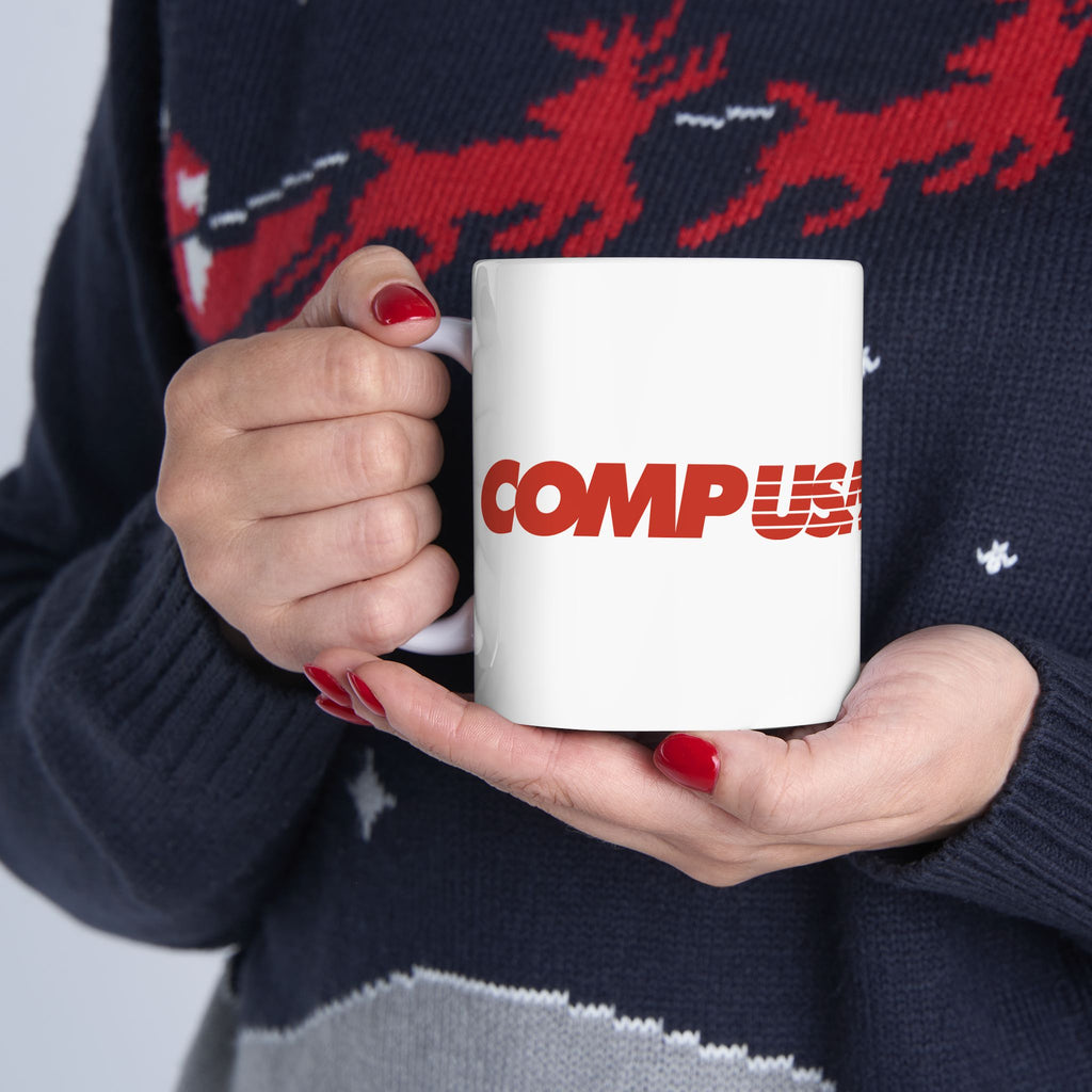 CompUSA Ceramic Coffee Mug