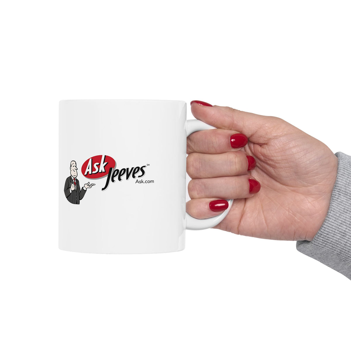 Ask Jeeves Ceramic Coffee Mug