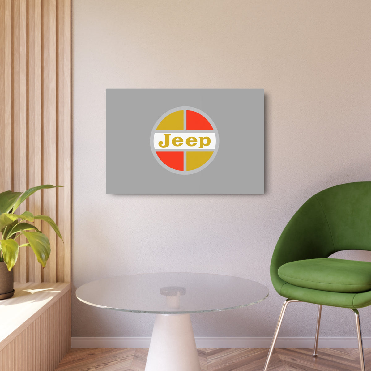 Kaiser Jeep Metal Sign