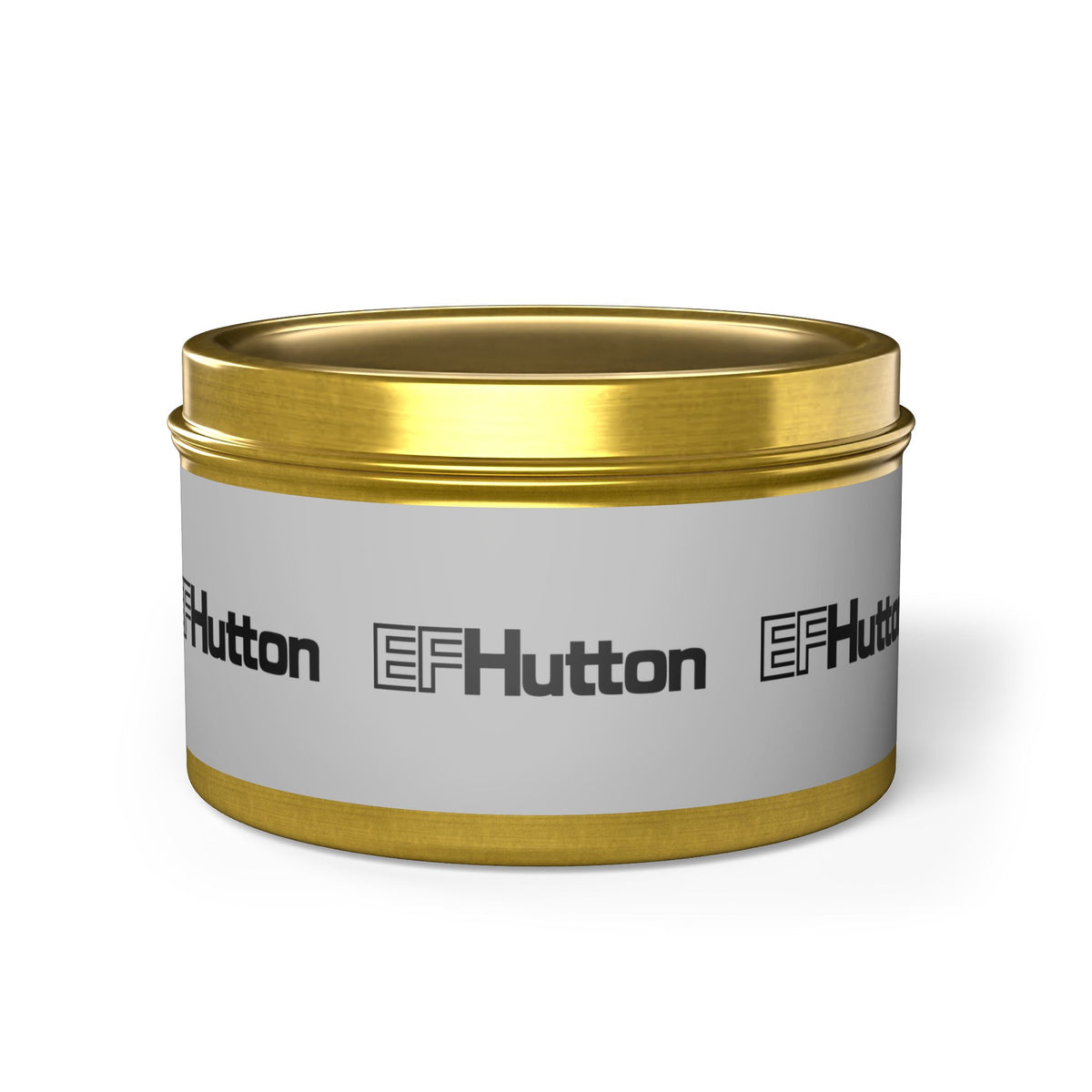 E. F. Hutton Tin Candle