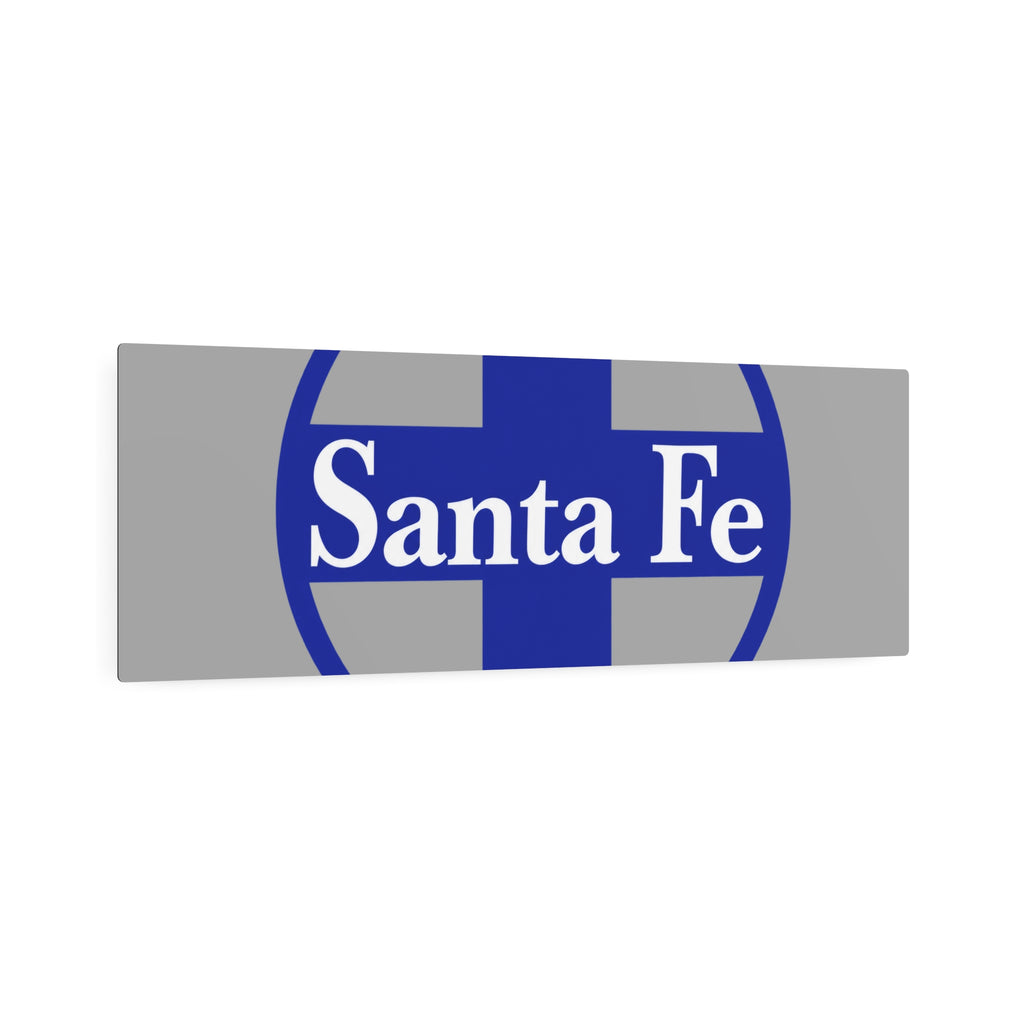 Atchison Topeka and Santa Fe Railway Metal Sign