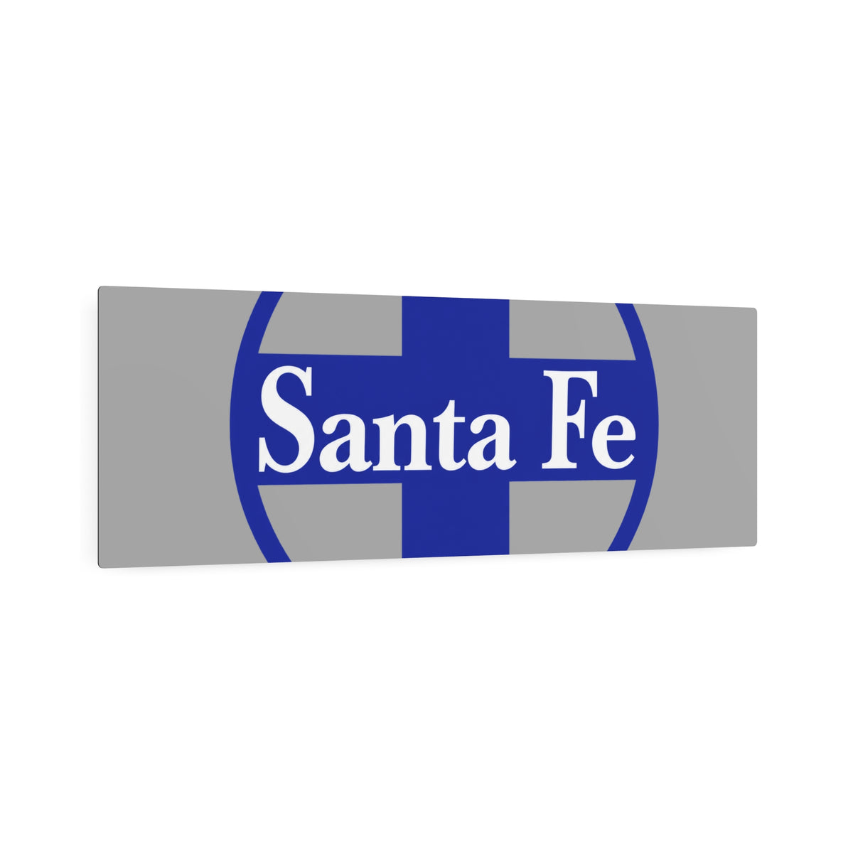 Atchison Topeka and Santa Fe Railway Metal Sign