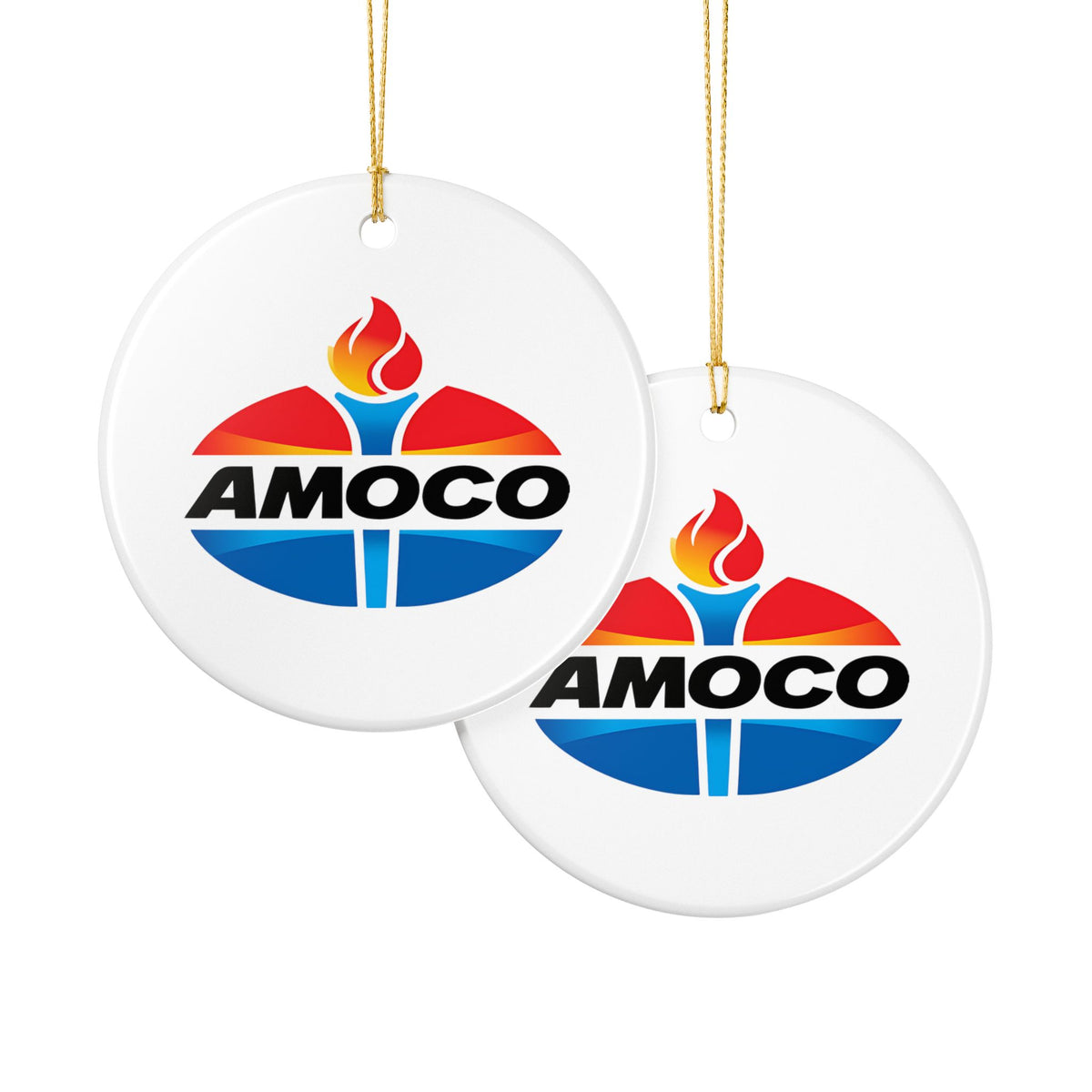 Amoco Ceramic Ornament