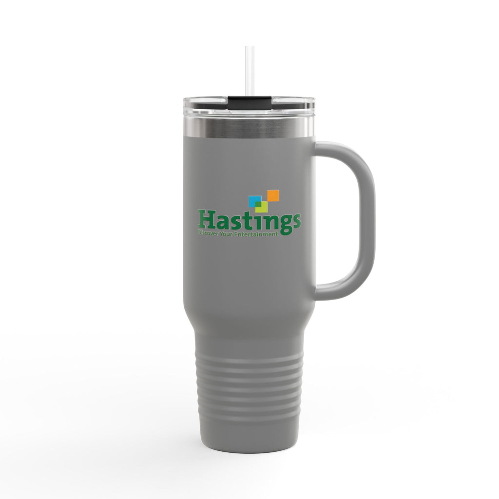 Hastings Entertainment 40oz Insulated Travel Mug Stainless Tumbler
