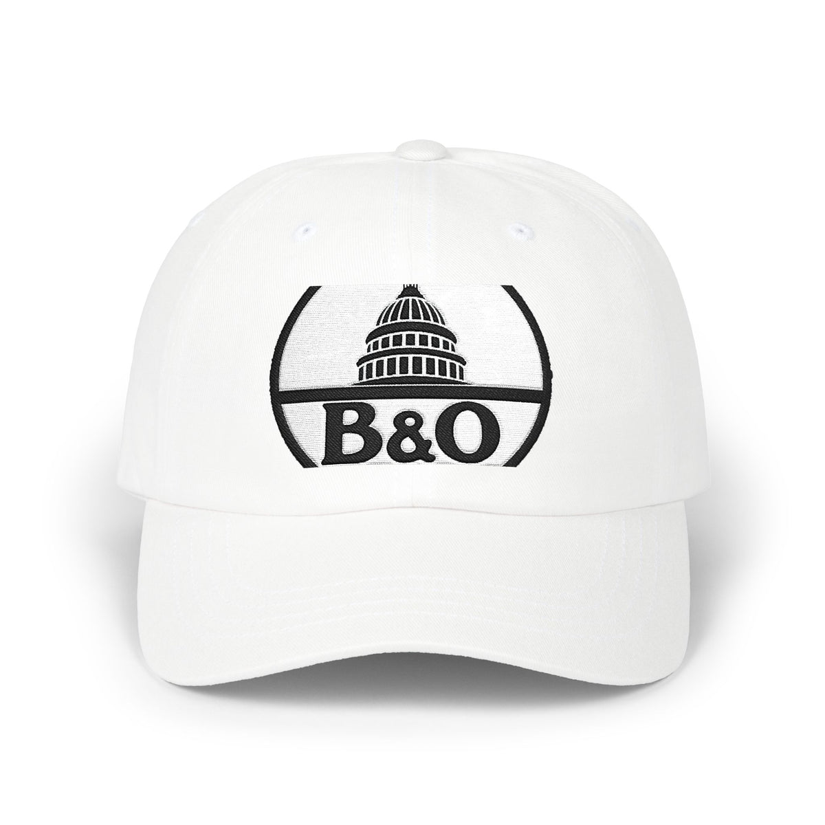 Baltimore and Ohio Railroad Embroidered Dad Cap Hat