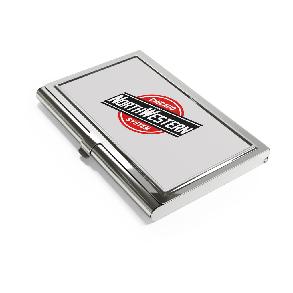 Chicago and North Western Railway Metal Business Card Holder