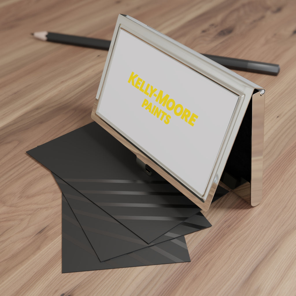 Kelly-Moore Paints Metal Business Card Holder