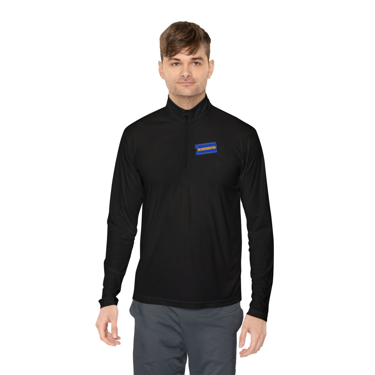 Blockbuster Video Unisex Quarter Zip Pullover