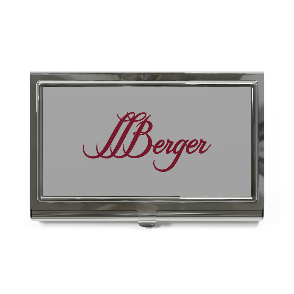 L. L. Berger Metal Business Card Holder