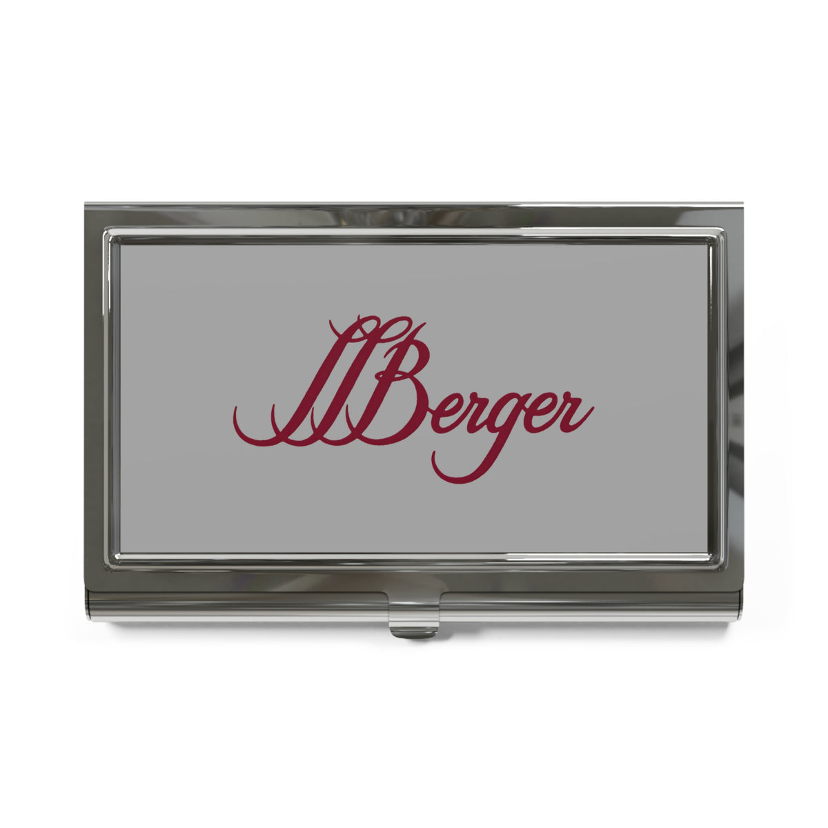L. L. Berger Metal Business Card Holder