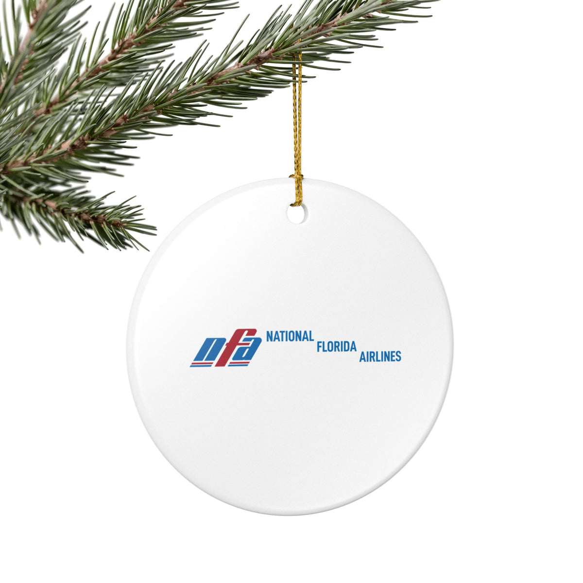 National Florida Airlines Ceramic Ornament