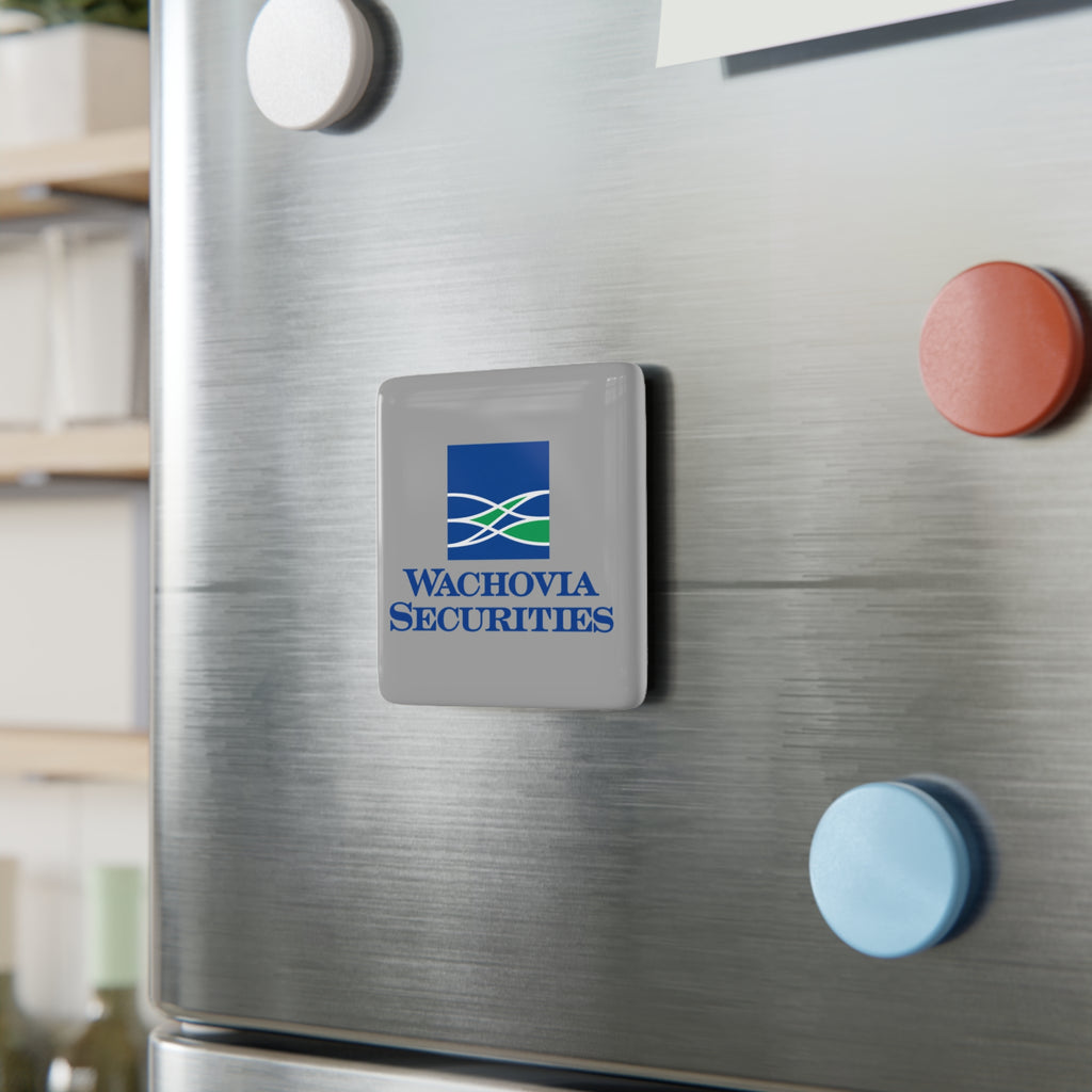 Wachovia Securities Square Porcelain Fridge Magnet