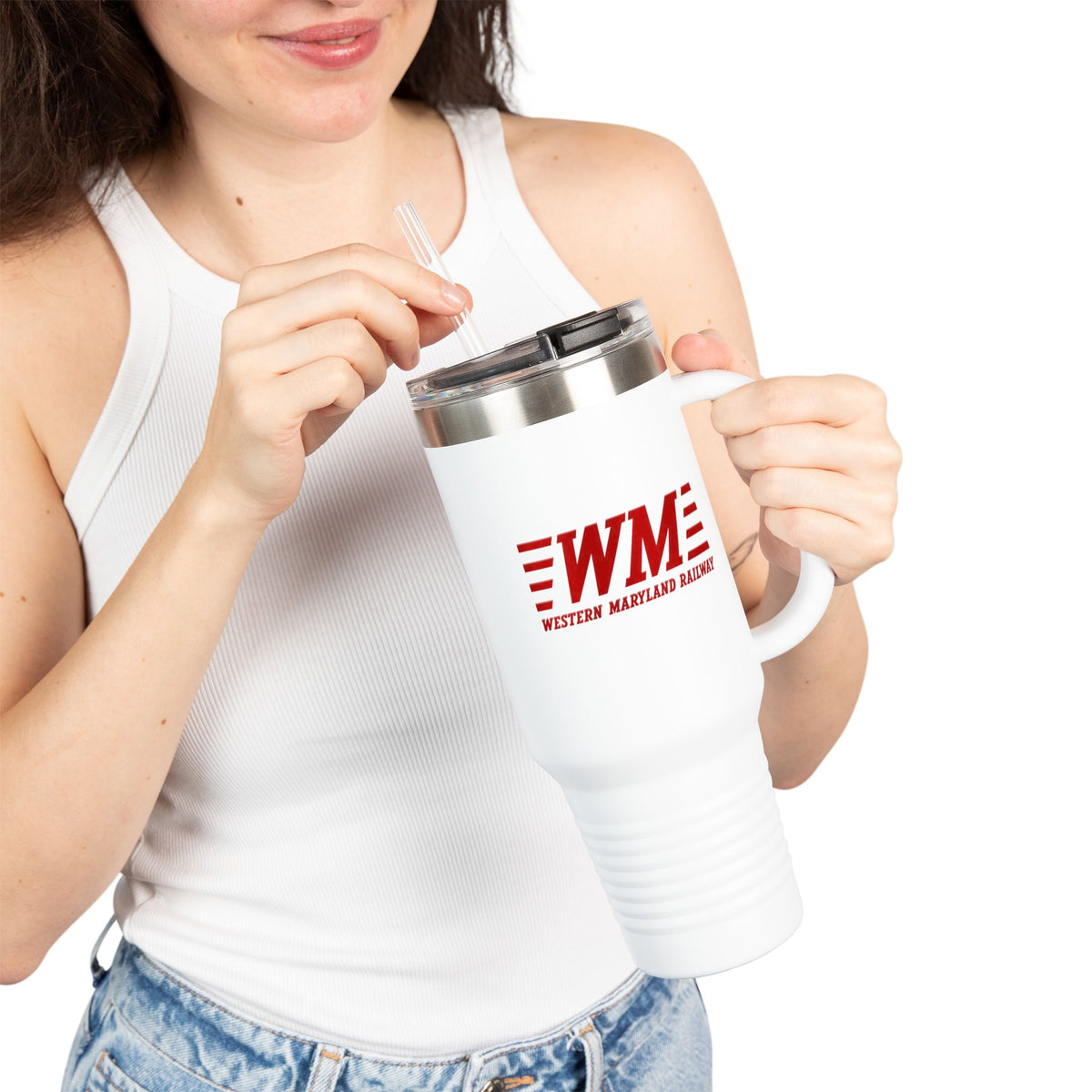 Western Maryland Railway 40oz Insulated Travel Mug Stainless Tumbler