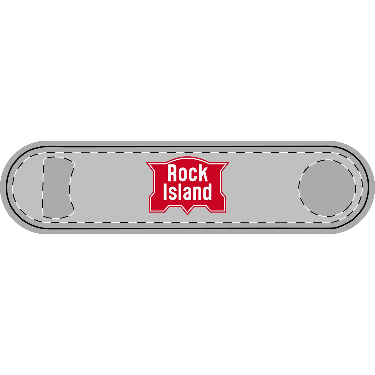 Chicago, Rock Island and Pacific Railroad Metal Bottle Opener