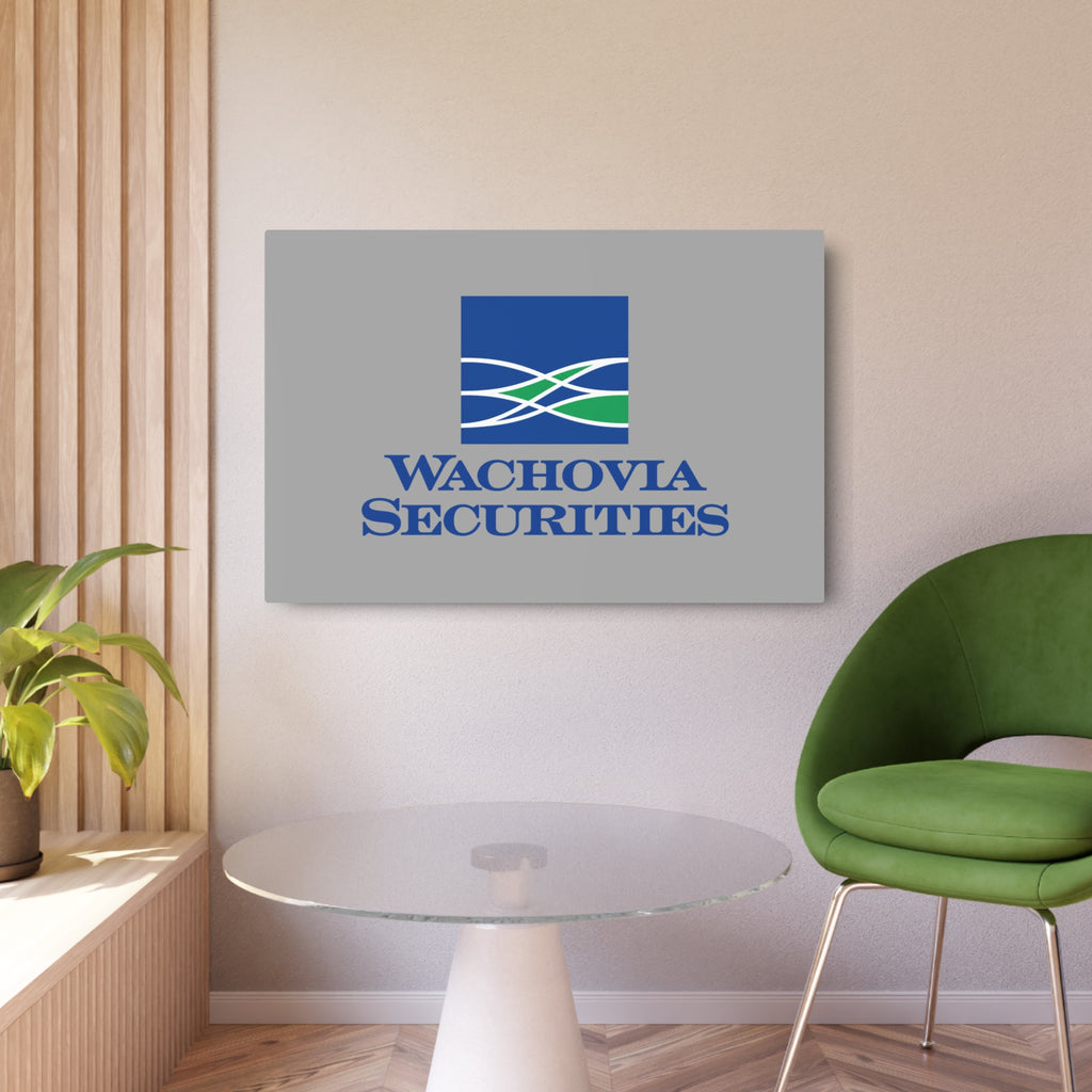 Wachovia Securities Metal Sign