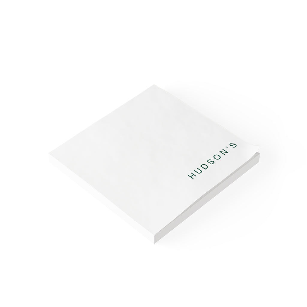 Hudson's Sticky Post-it Note Pad