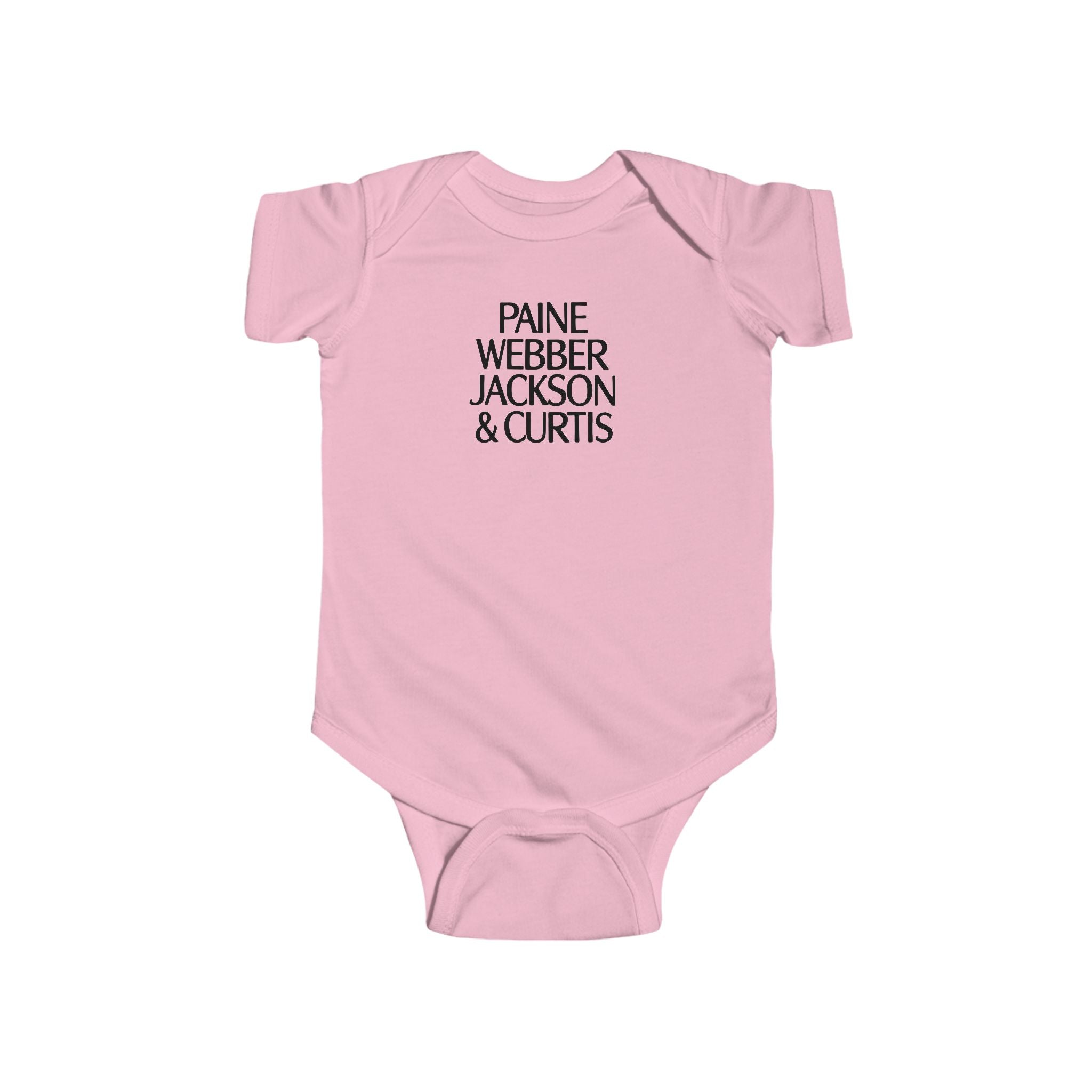 Paine Webber Jackson & Curtis Infant Bodysuit