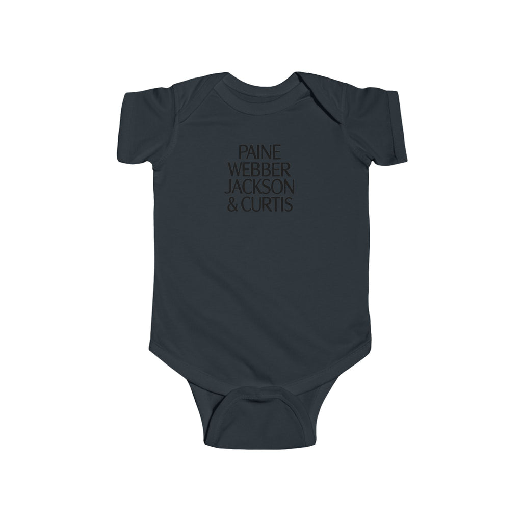 Paine Webber Jackson & Curtis Infant Bodysuit