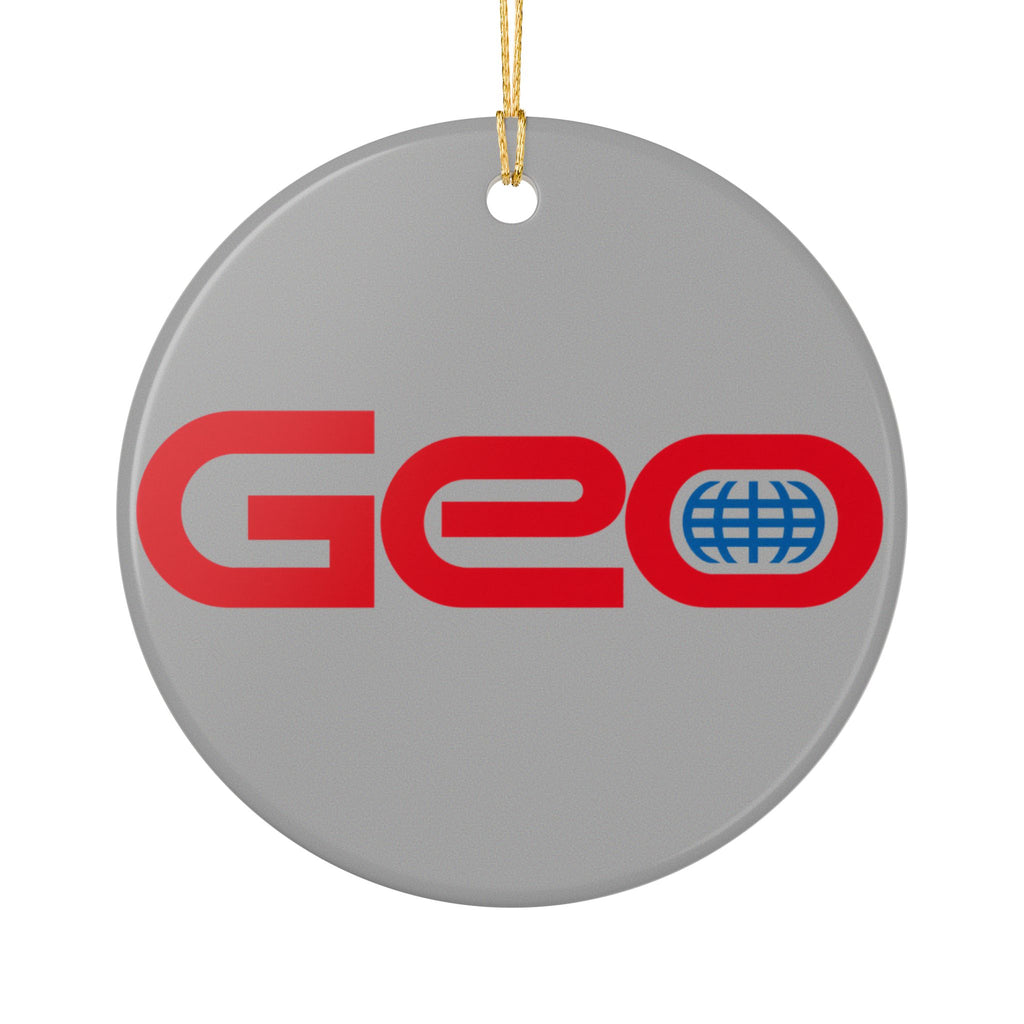 Geo Ceramic Ornament