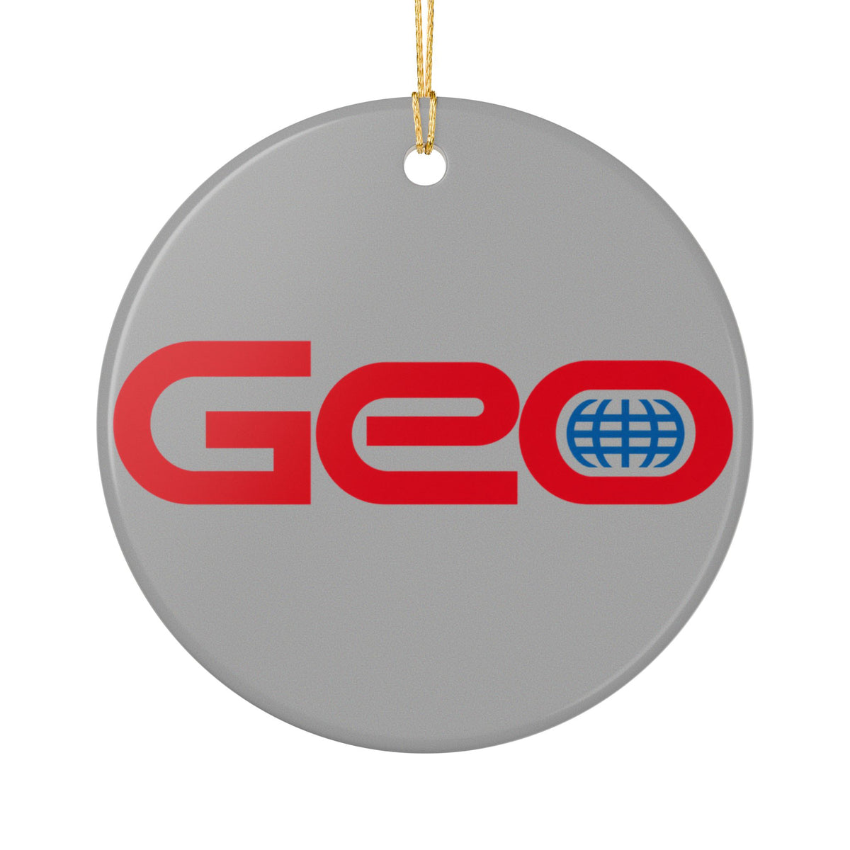 Geo Ceramic Ornament