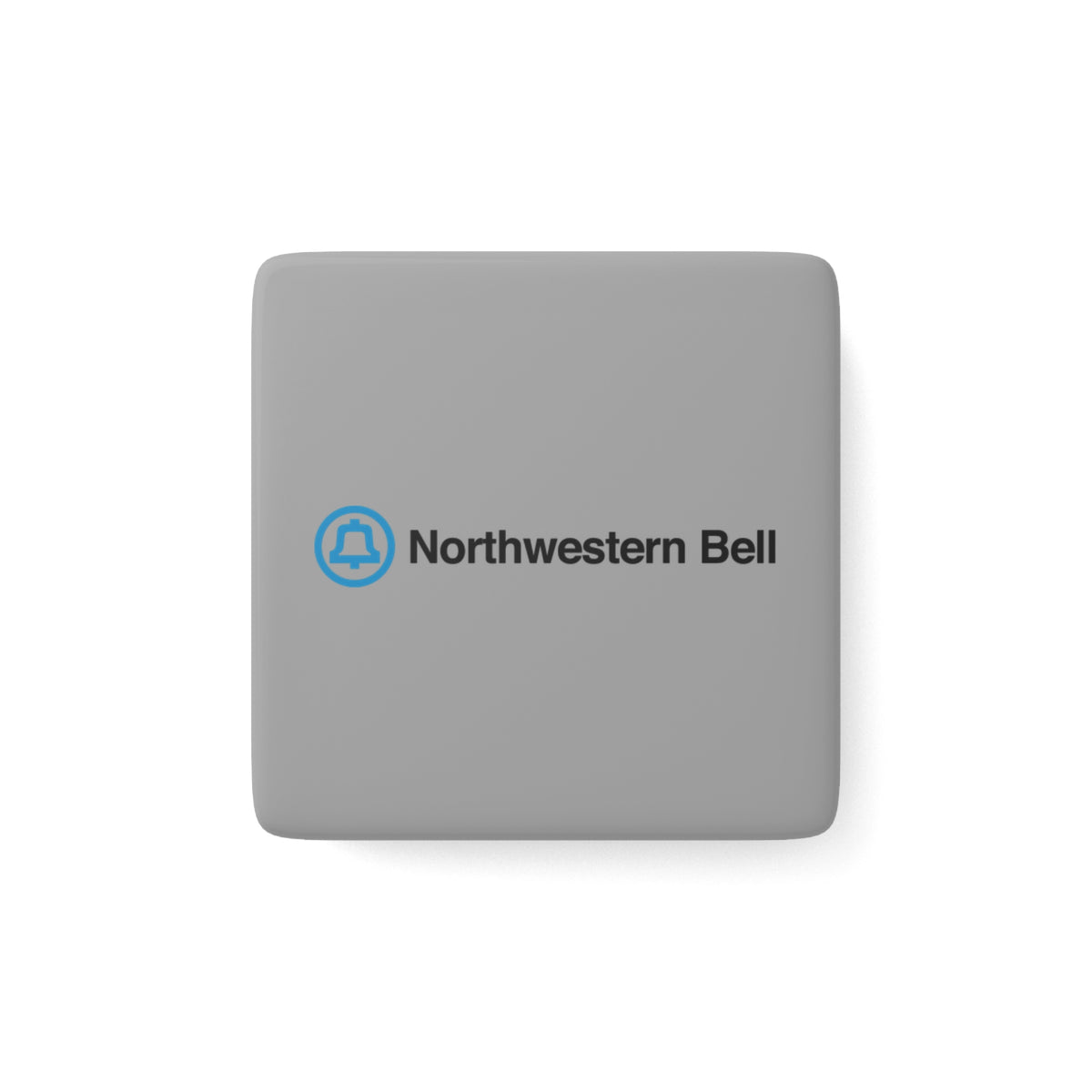 Northwestern Bell Square Porcelain Fridge Magnet