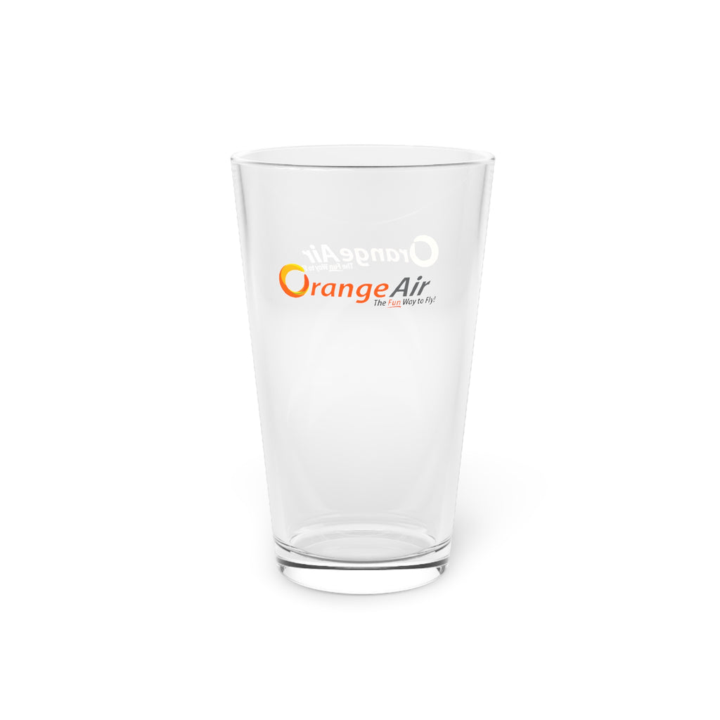Orange Air 16oz Pint Glass