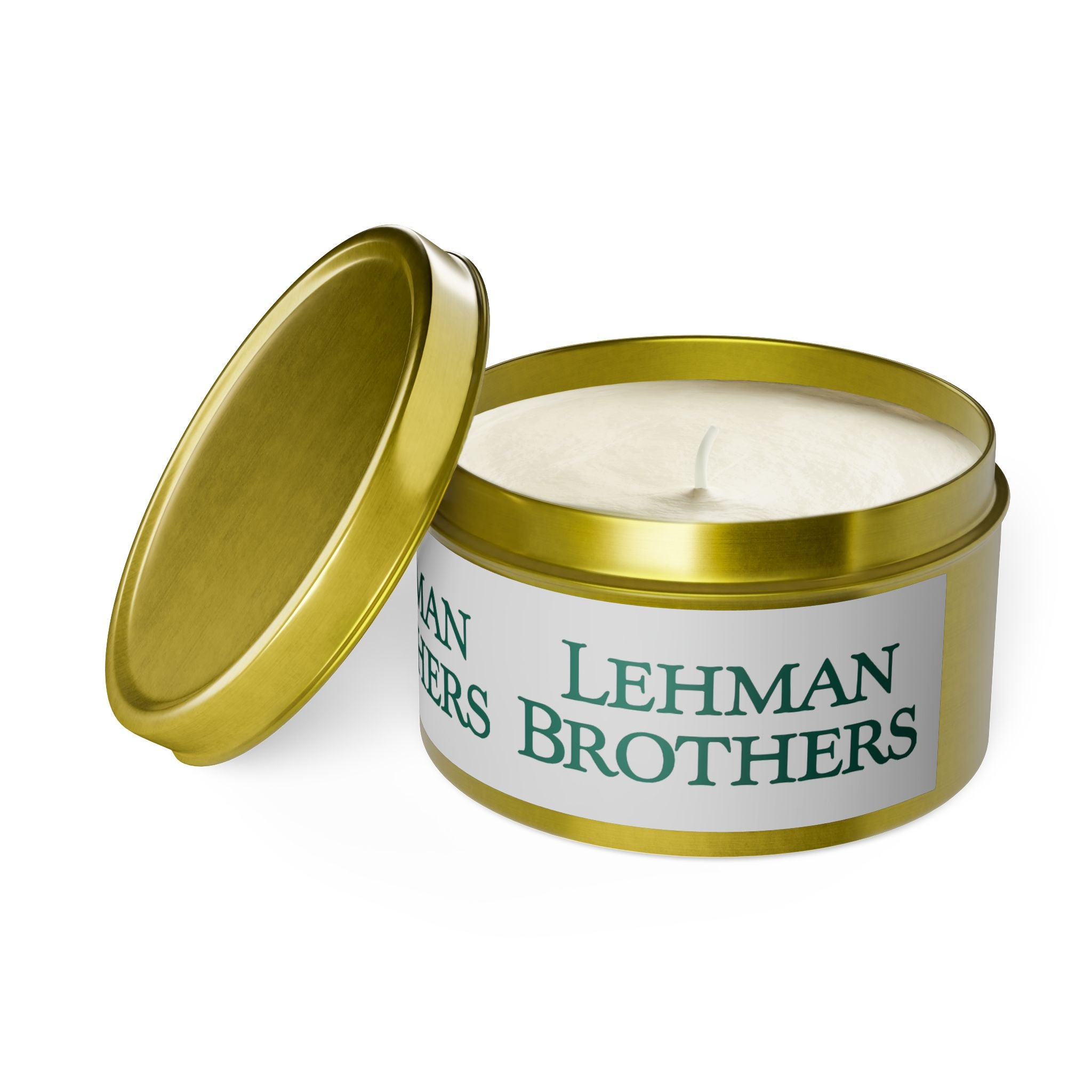 Lehman Brothers Tin Candle
