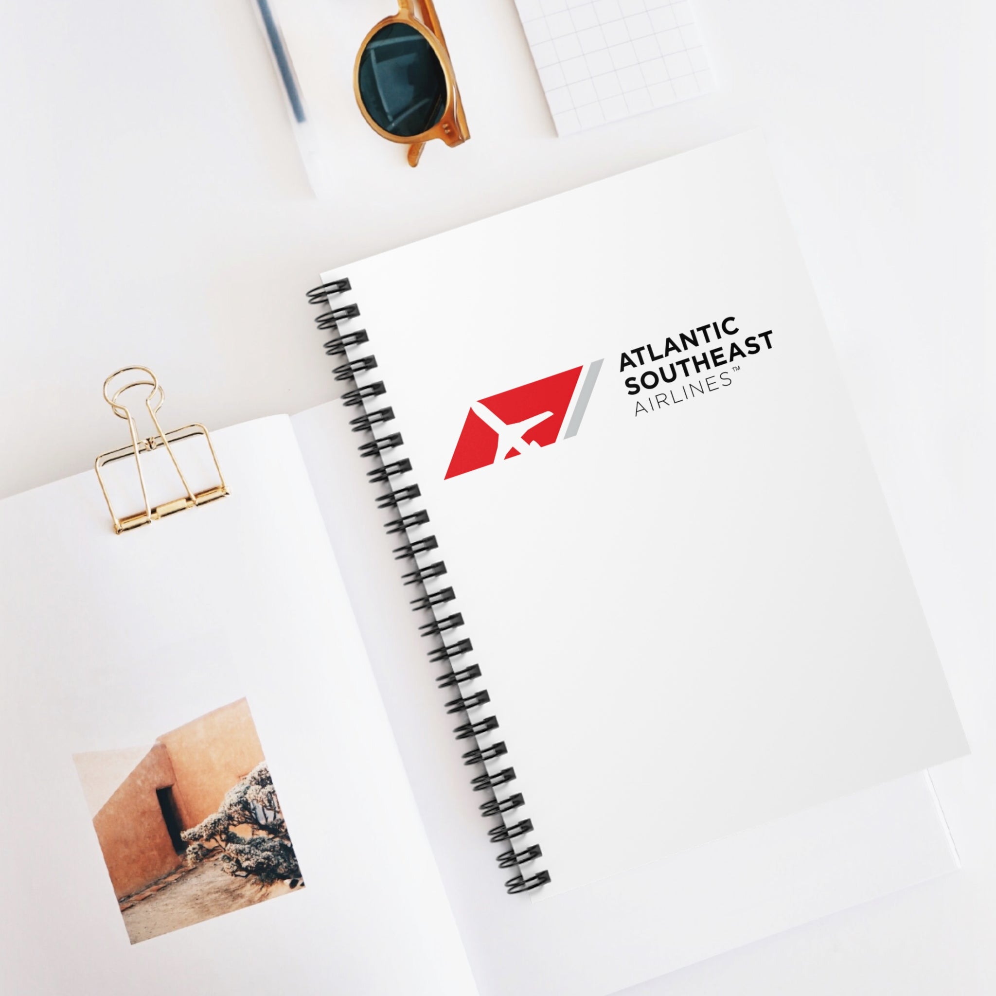 Atlantic Southeast Airlines Spiral Notebook
