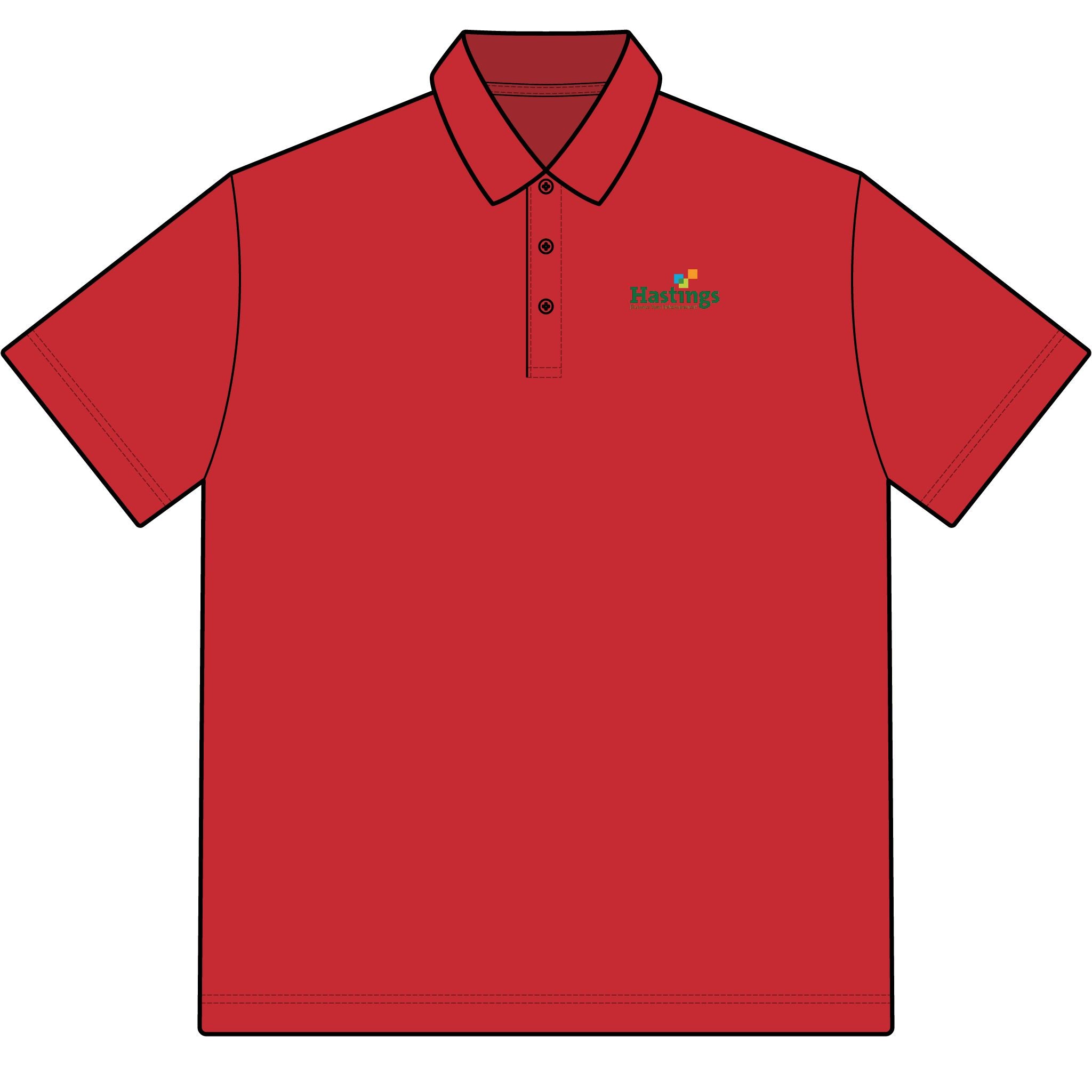 Hastings Entertainment Cotton Polo Shirt