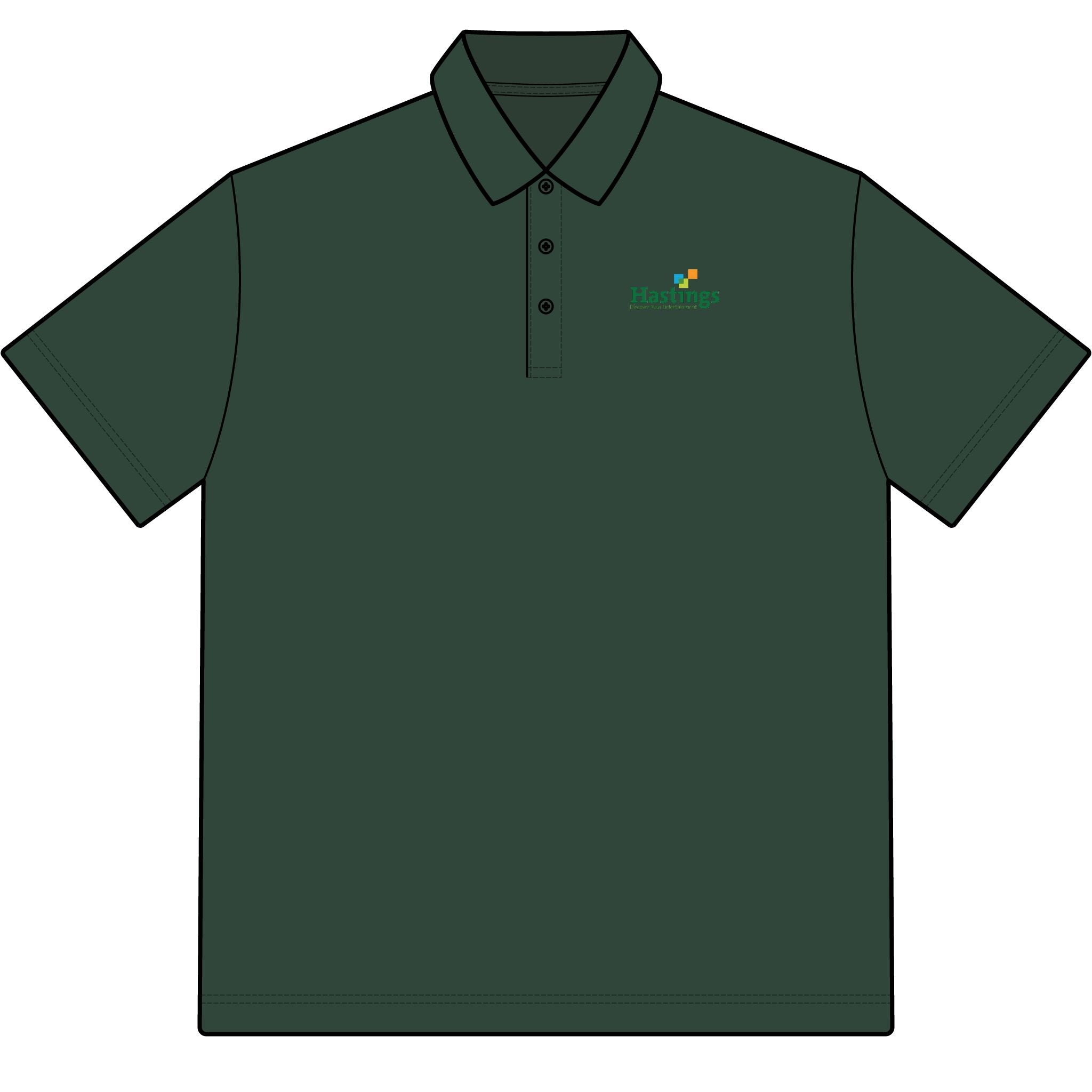 Hastings Entertainment Cotton Polo Shirt