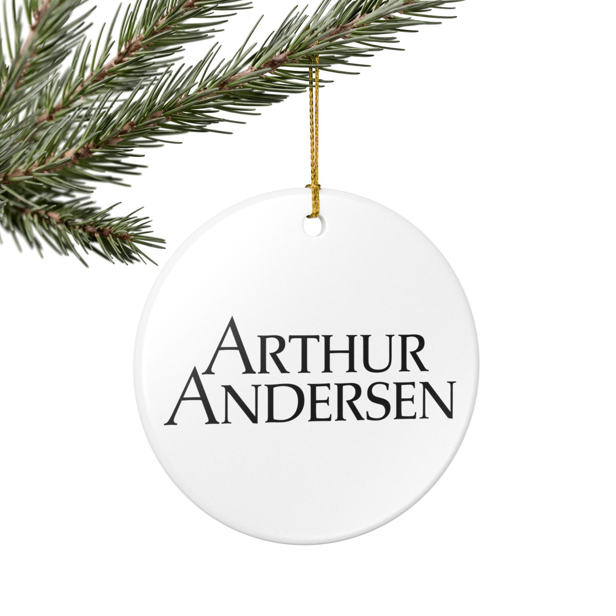 Arthur Andersen Ceramic Ornament
