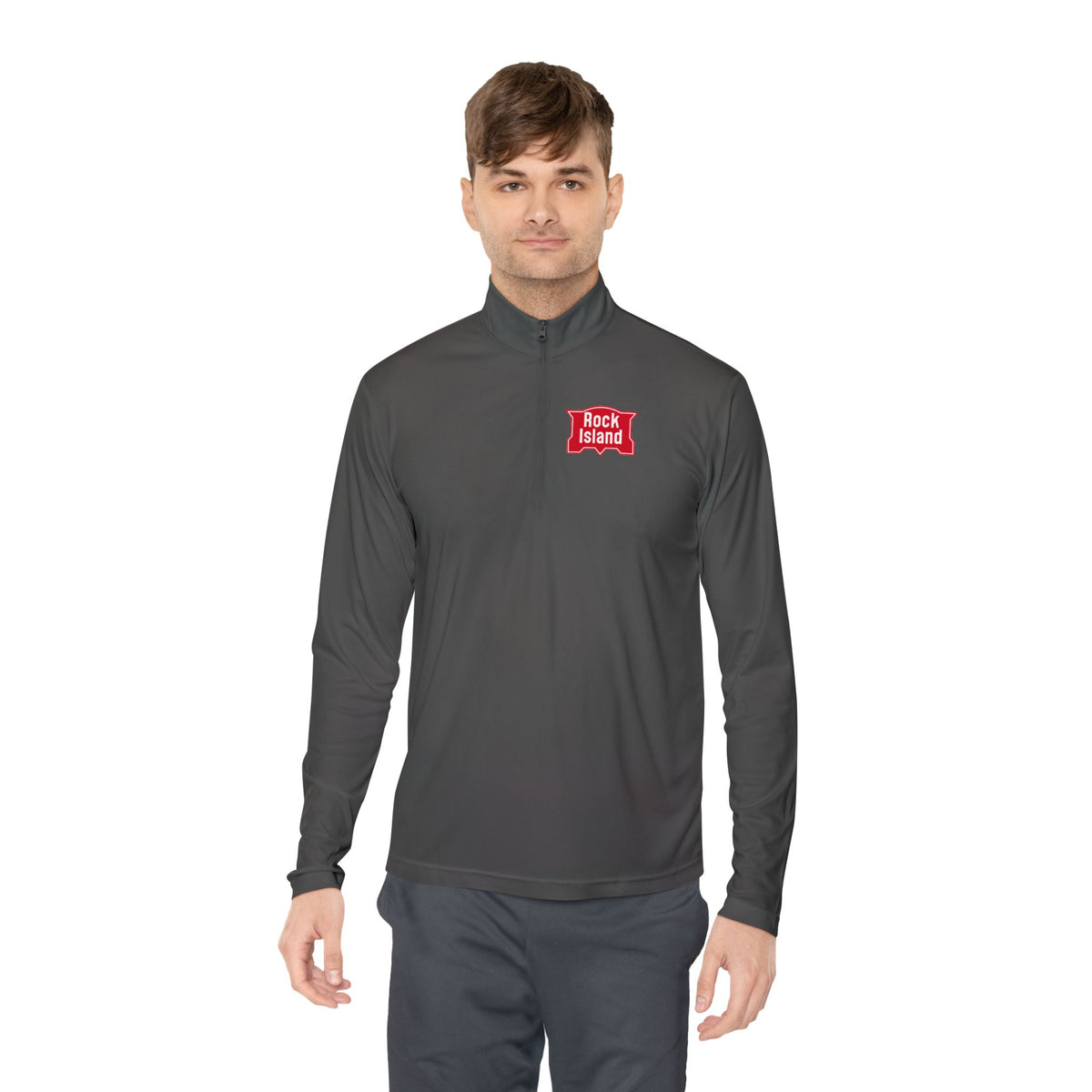 Chicago, Rock Island and Pacific Railroad Unisex Quarter Zip Pullover
