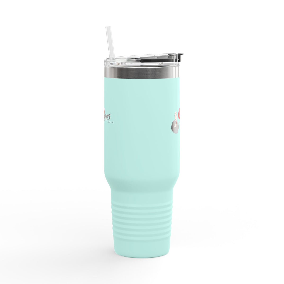 Ask Jeeves 40oz Insulated Travel Mug Stainless Tumbler