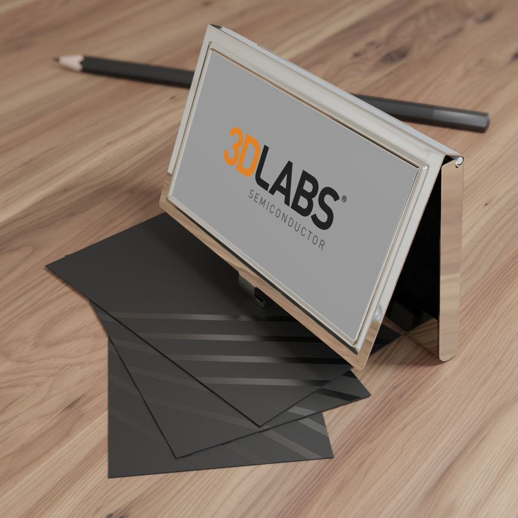 3Dlabs Metal Business Card Holder