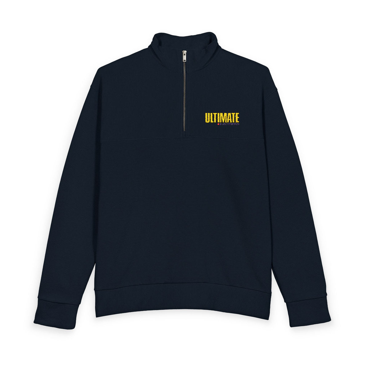 Ultimate Electronics Heavy Knit Quarter-Zip Sweatshirt